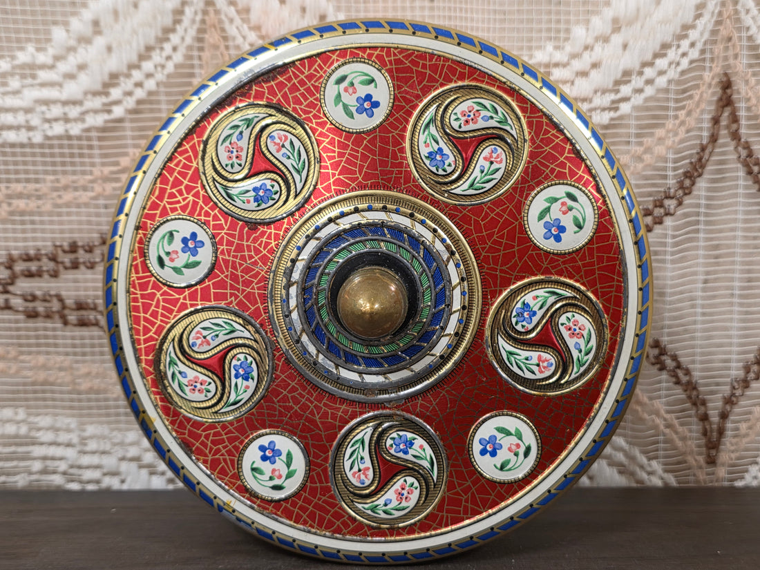 Vintage blik jaren 50 rood decor – made in Holland