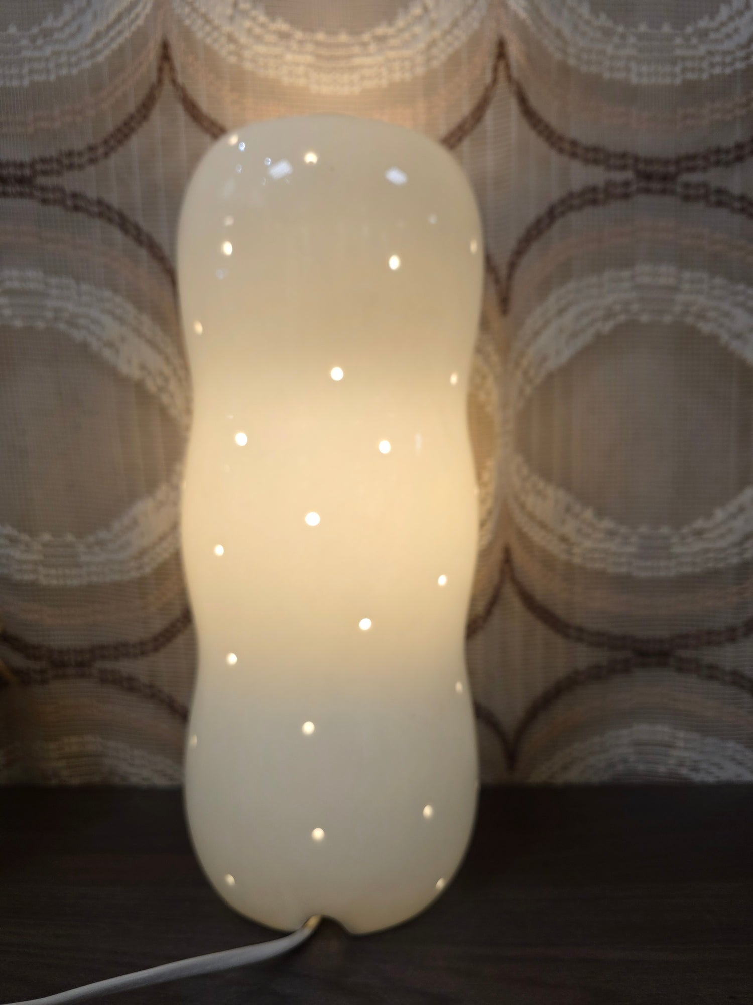IKEA DAMSTA tafellamp wit porselein B0013