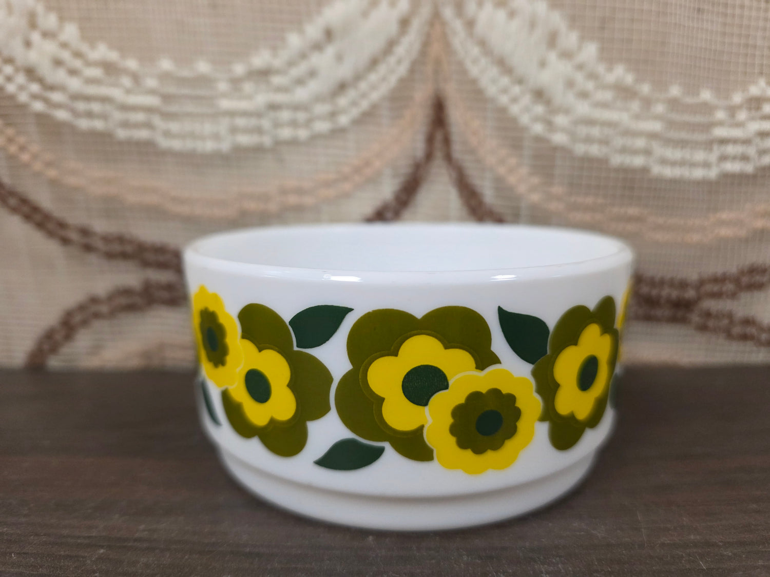 Arcopal Lotus schaaltje bloemen geel groen
