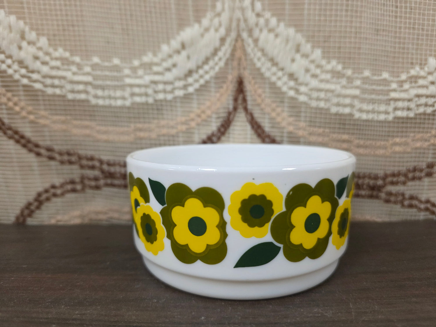 Arcopal Lotus schaaltje bloemen geel groen