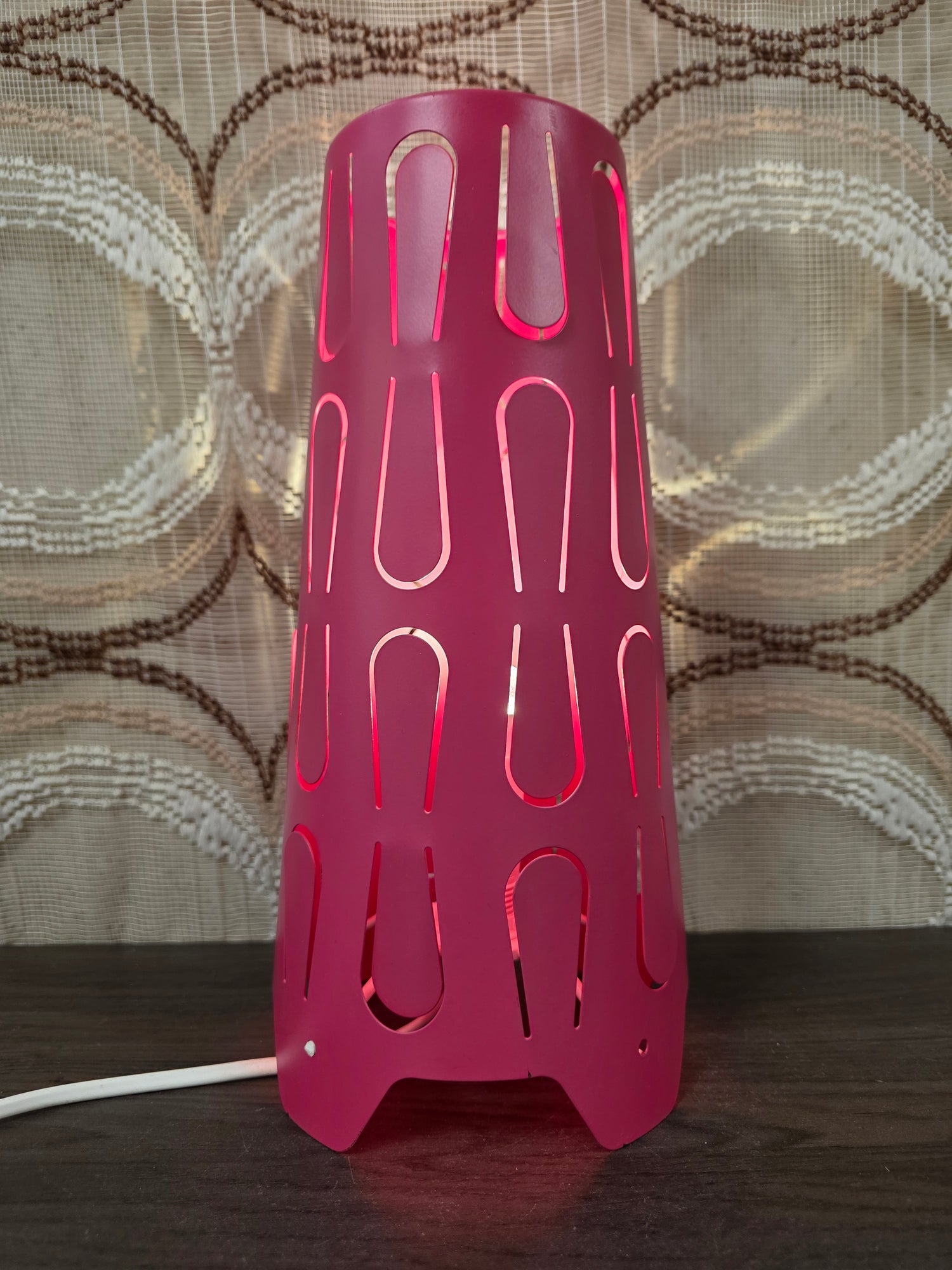 Ikea Kajuta tafellamp David Wahl roze jaren 90