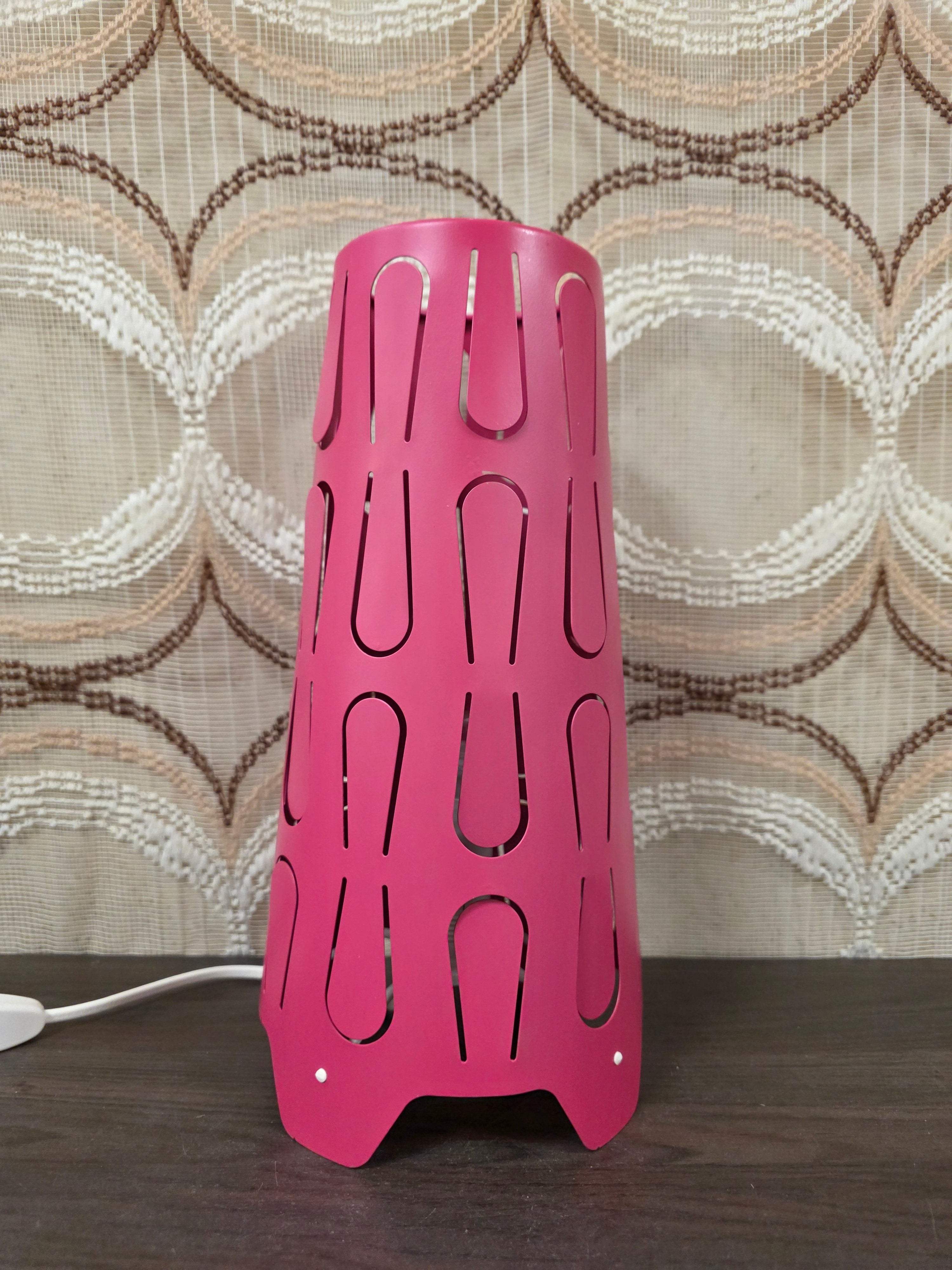 Ikea Kajuta tafellamp David Wahl roze jaren 90