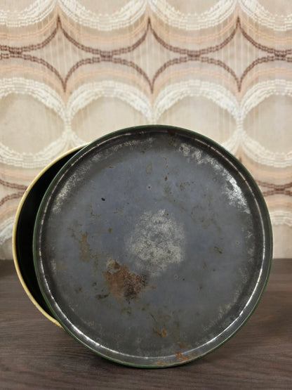 Vintage botanisch groot blik wilde bloemen