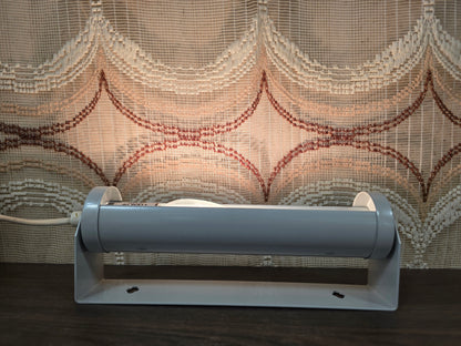 Vintage metalen wandlamp grijs verstelbare kap