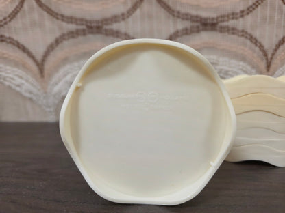 Vintage onderzetters Bussum Holland met houder