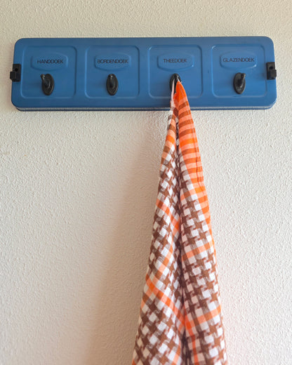 Vintage Brabantia rek voor 4 doeken blauw