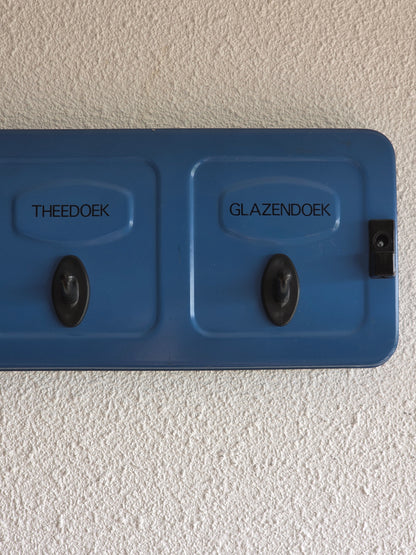 Vintage Brabantia rek voor 4 doeken blauw