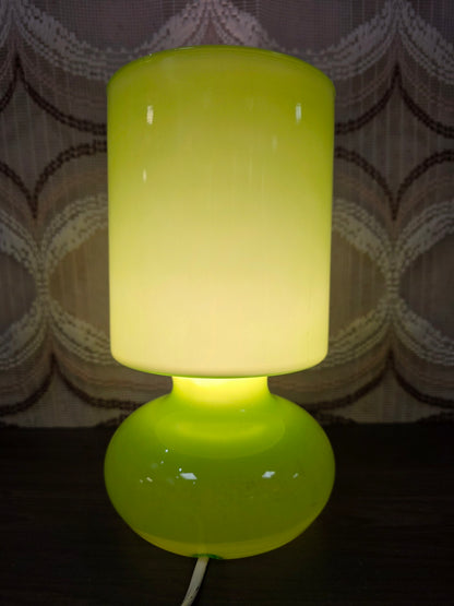 Vintage IKEA Lykta mushroom lamp groen