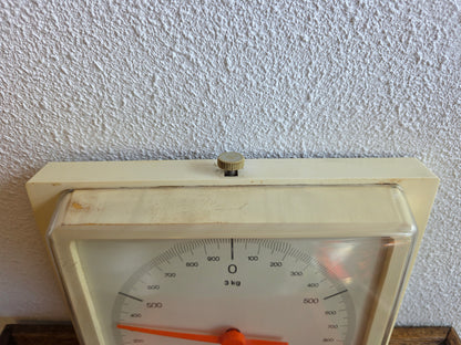 Brabantia Patrice keukenweegschaal wandmodel - vintage oranje