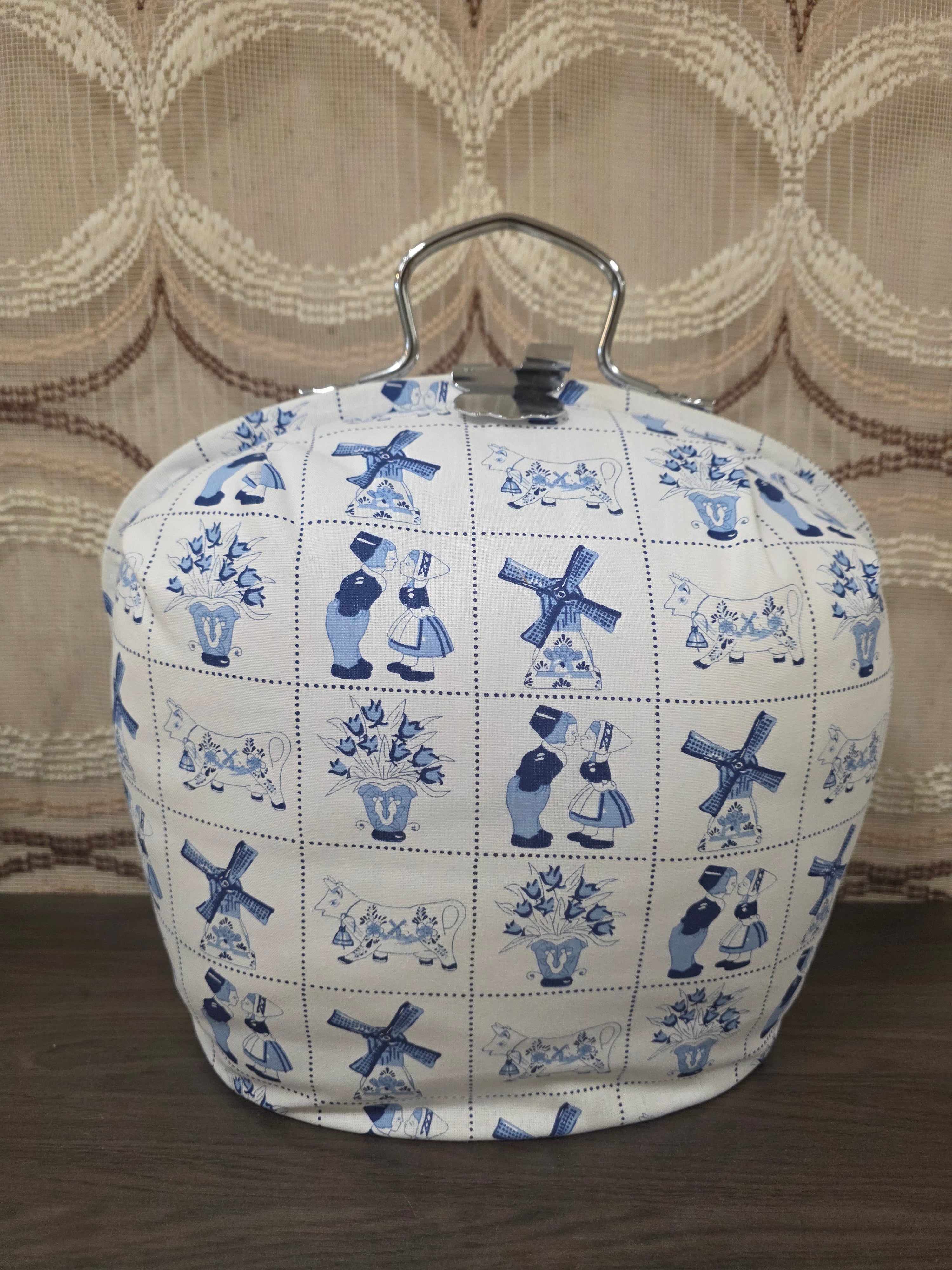 Vintage theebeurs met Hollands motief
