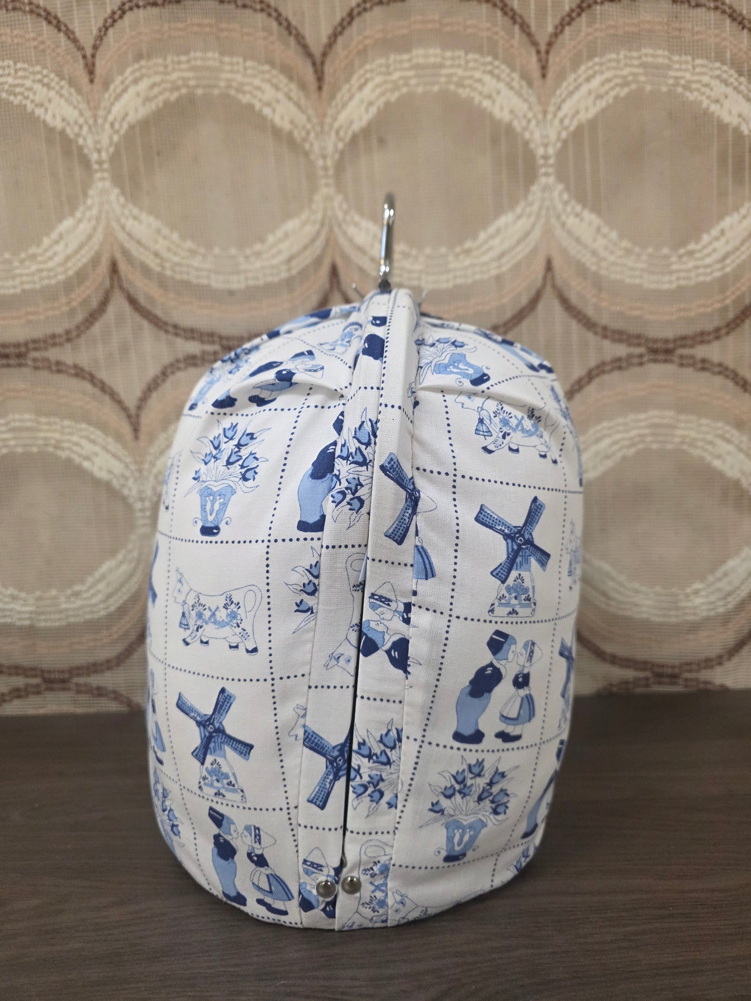 Vintage theebeurs met Hollands motief