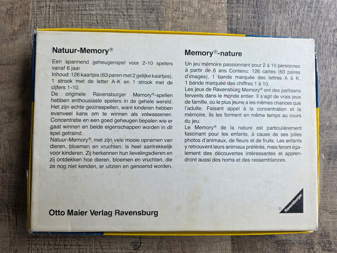 Ravensburger natuur memory 1974