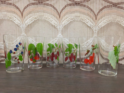 Vintage VMC Reims fruitglazen set