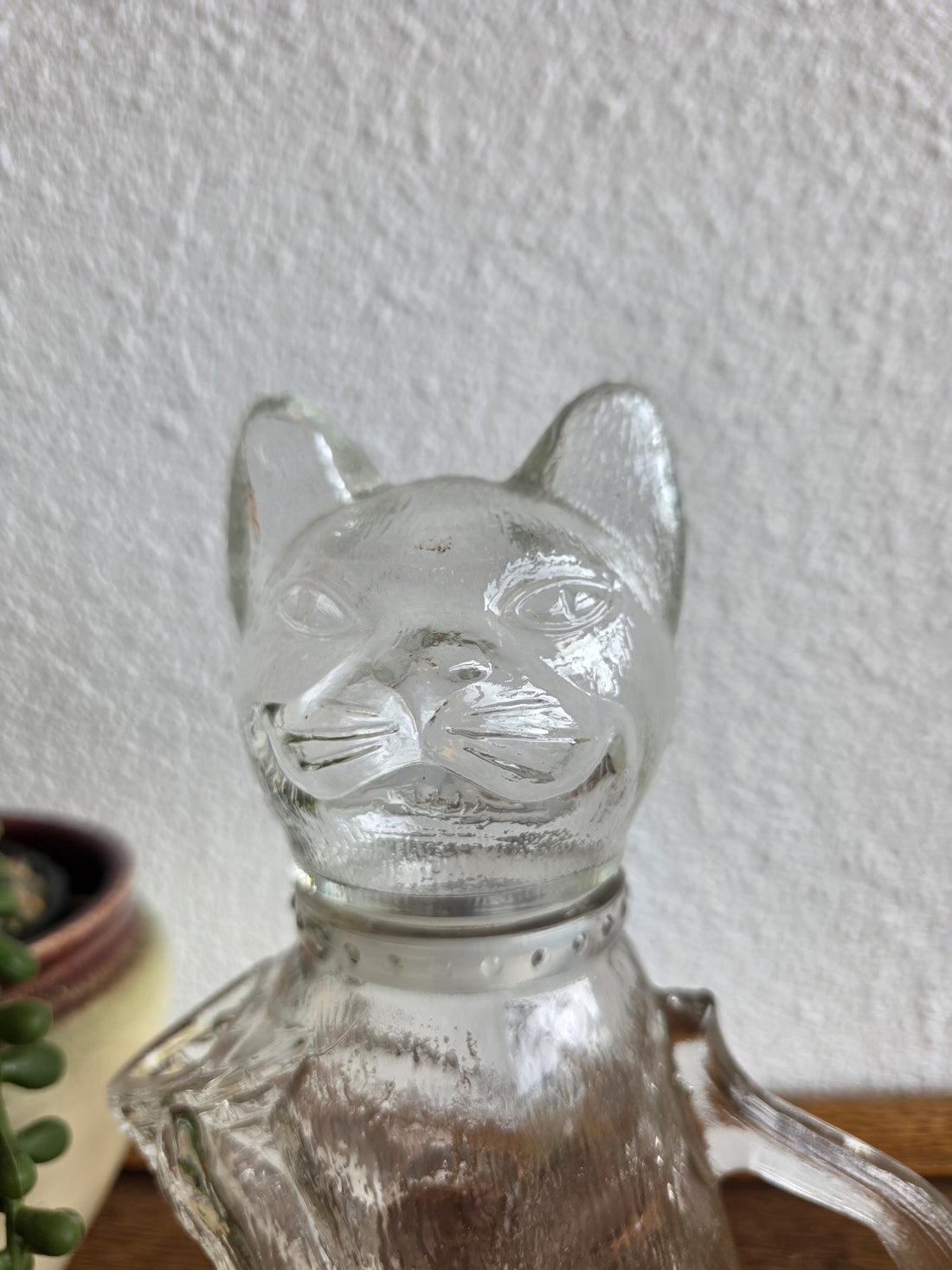 Vintage glazen karaf kat WFM Germany