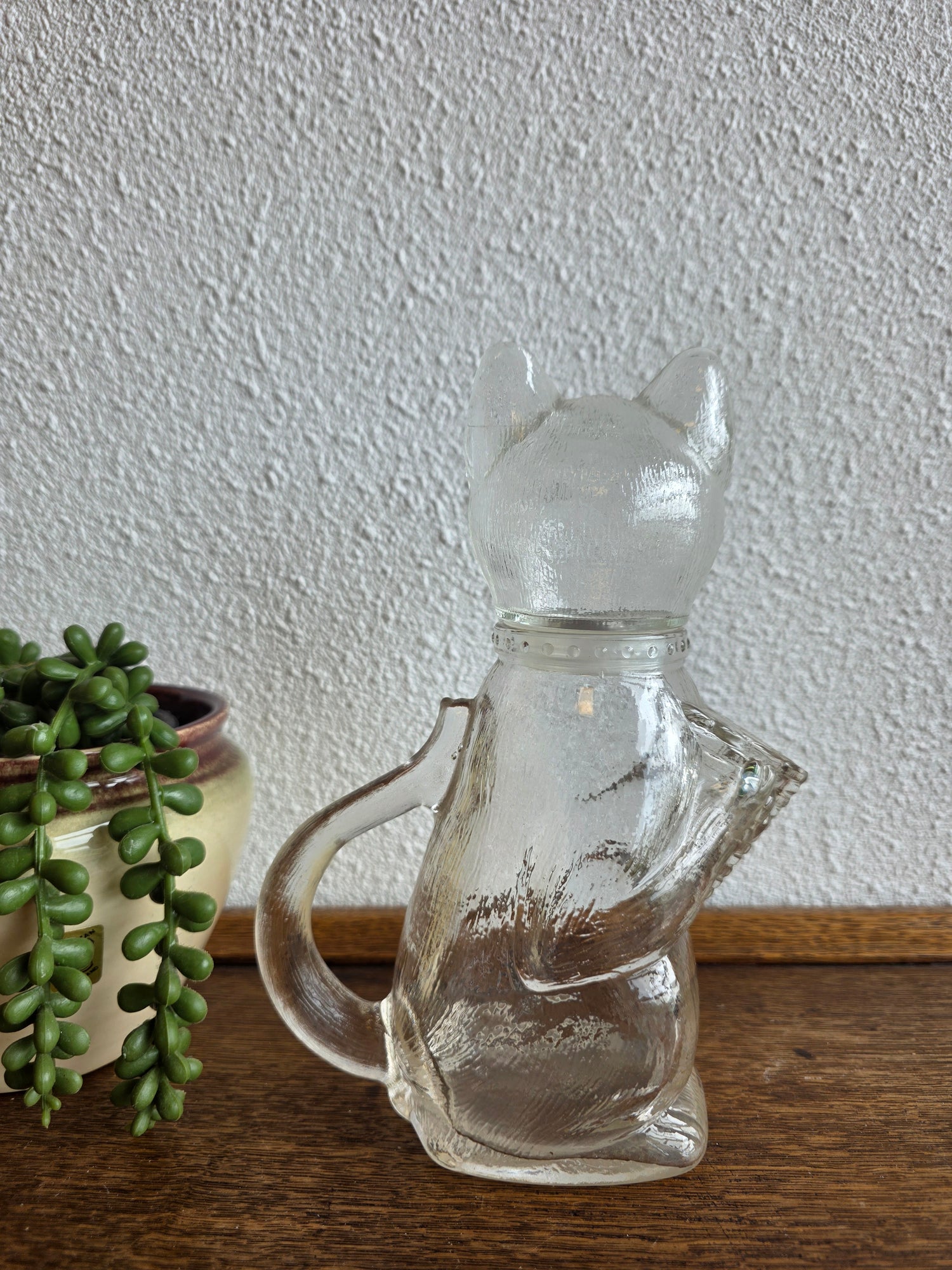 Vintage glazen karaf kat WFM Germany