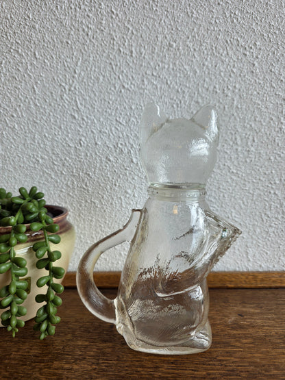 Vintage glazen karaf kat WFM Germany