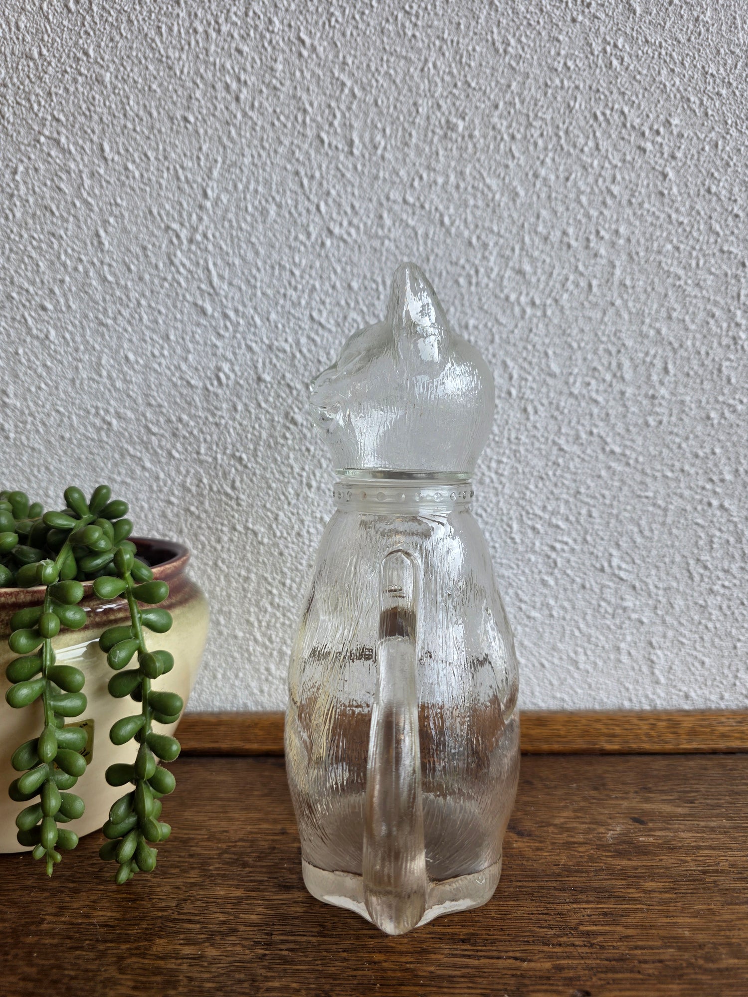 Vintage glazen karaf kat WFM Germany