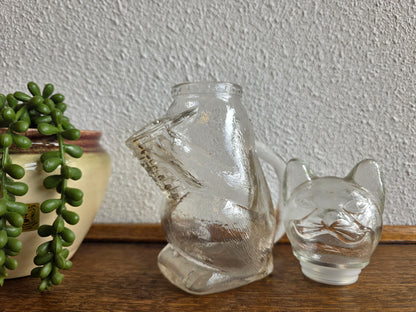 Vintage glazen karaf kat WFM Germany