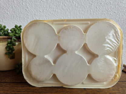 Vintage sinaasappel glazen set