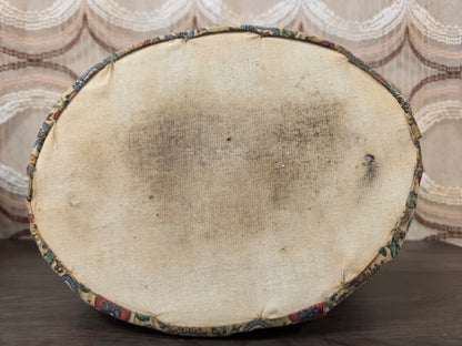 Douwe Egberts theebeurs bloemenprint met knip