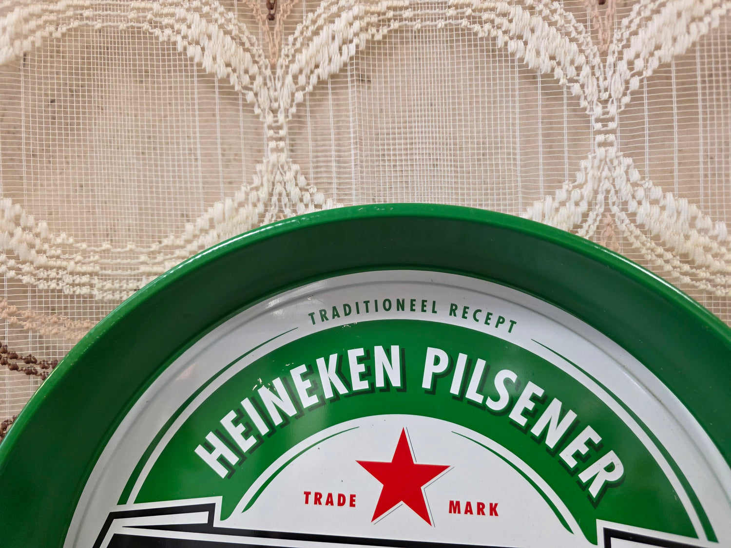 Vintage Heineken dienblad 33,5 cm
