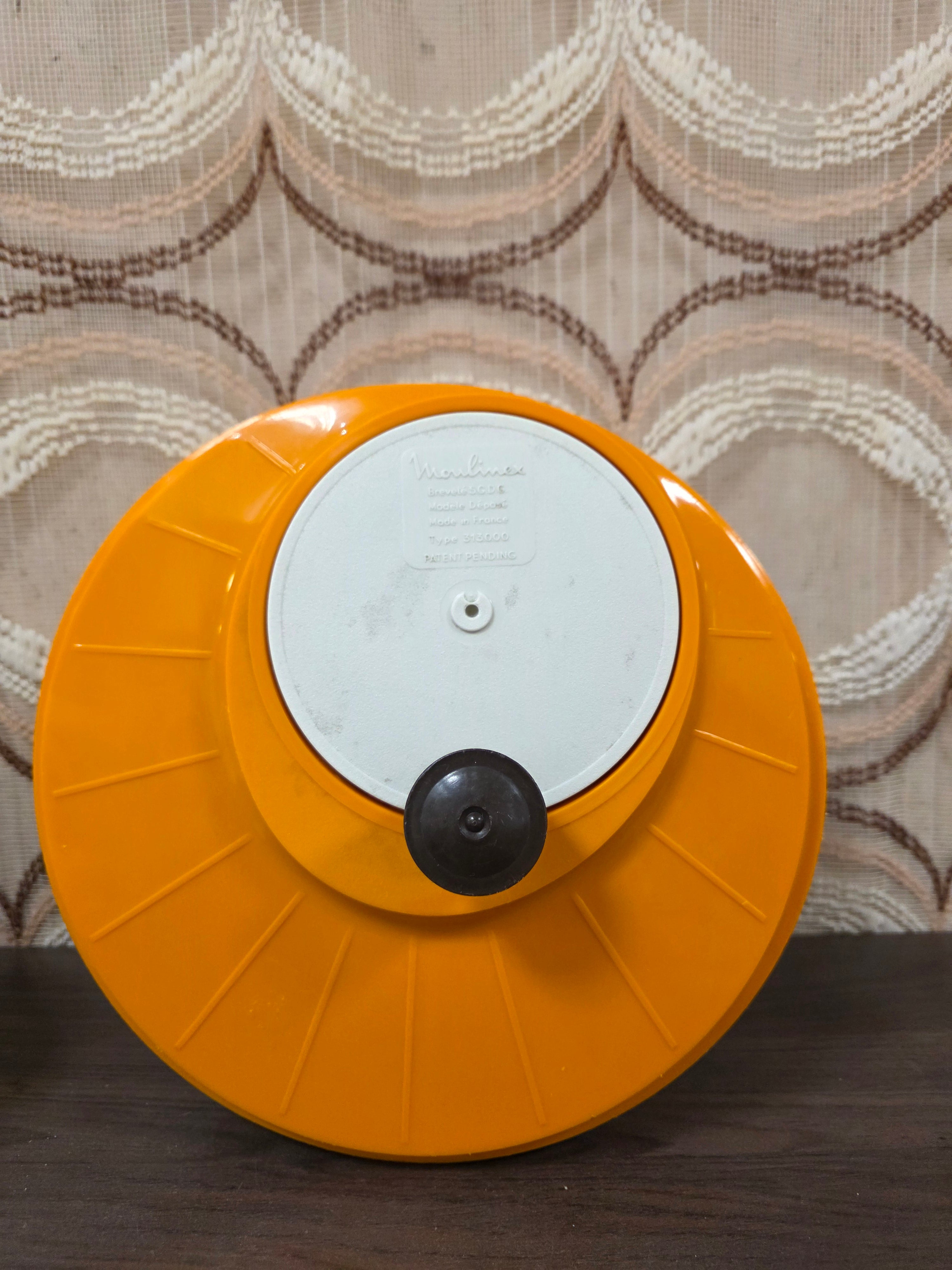 Moulinex slacentrifuge oranje – vintage keukengerei