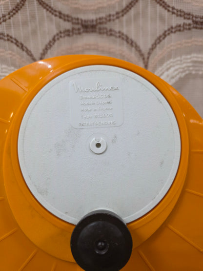 Moulinex slacentrifuge oranje – vintage keukengerei