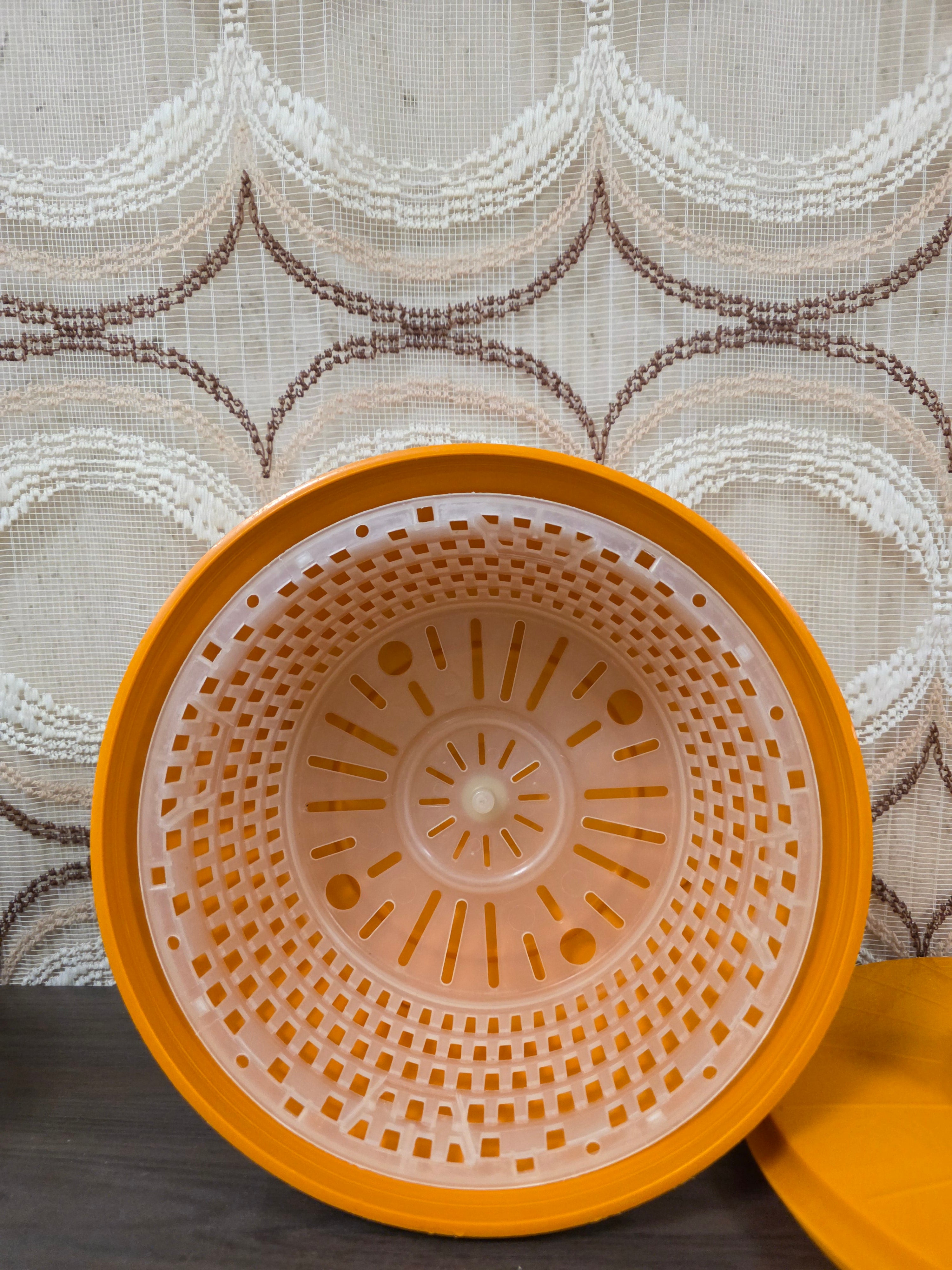 Moulinex slacentrifuge oranje – vintage keukengerei
