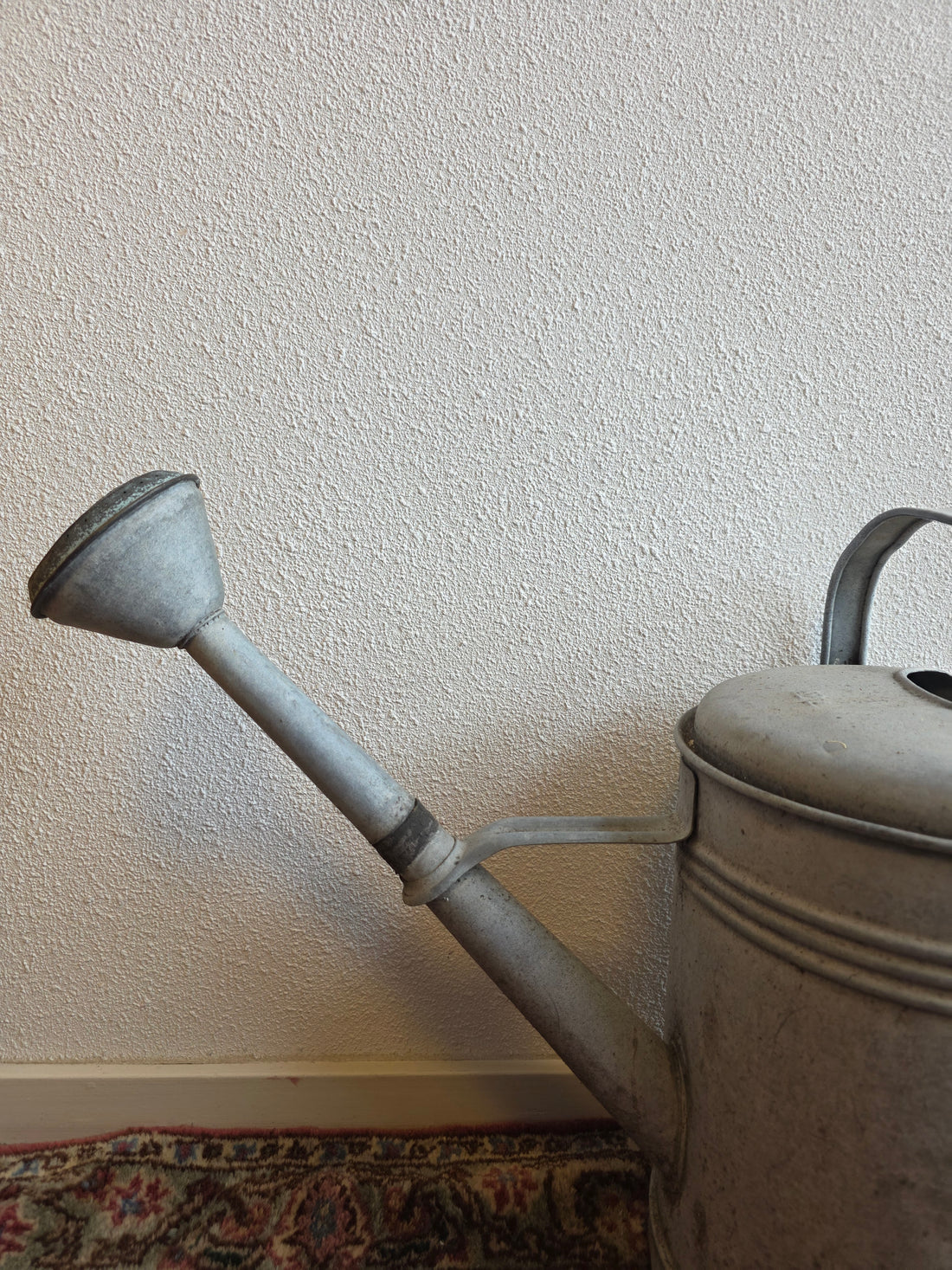 Vintage zinken gieter 12,5 liter