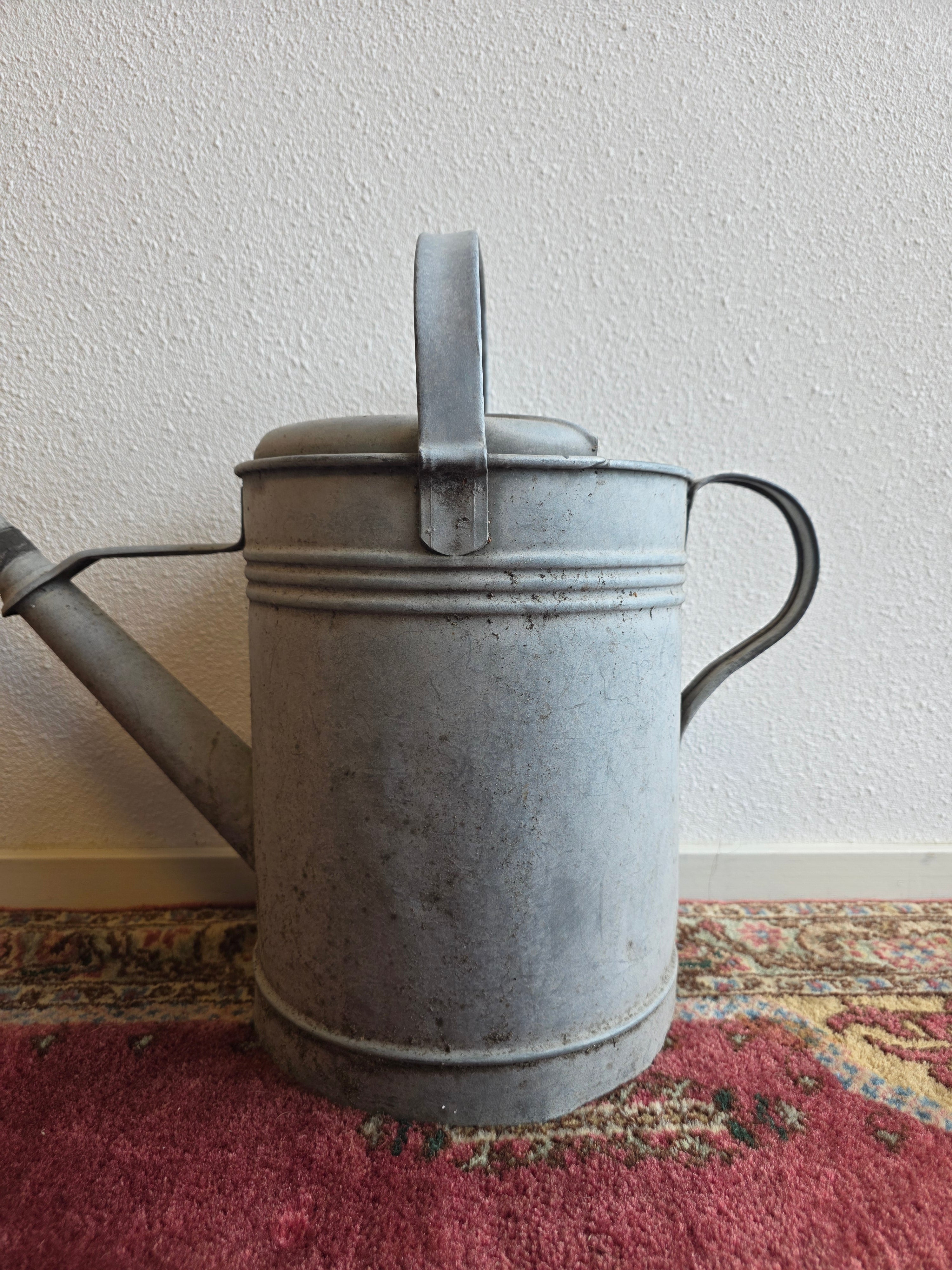 Vintage zinken gieter 12,5 liter