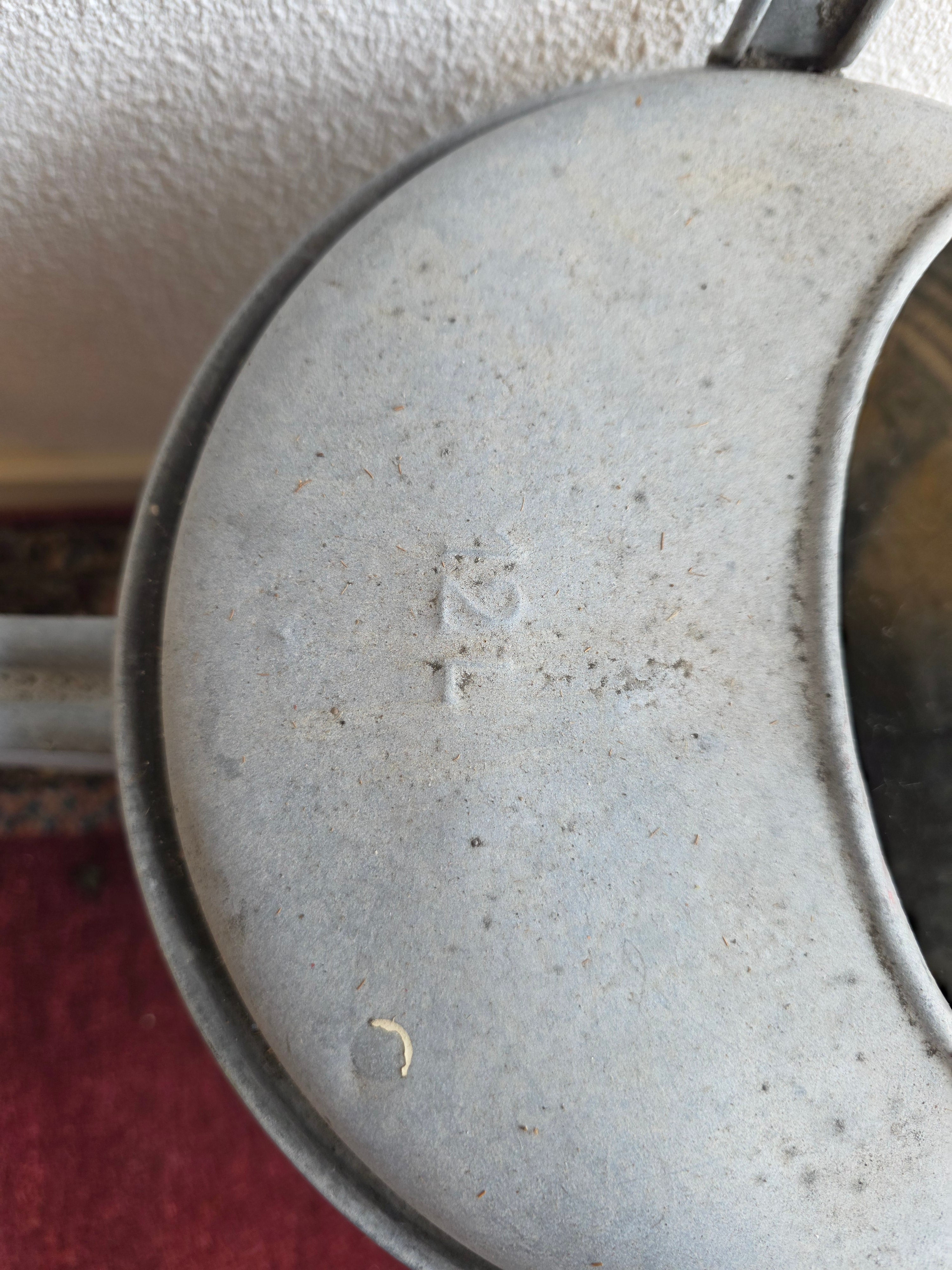 Vintage zinken gieter 12,5 liter