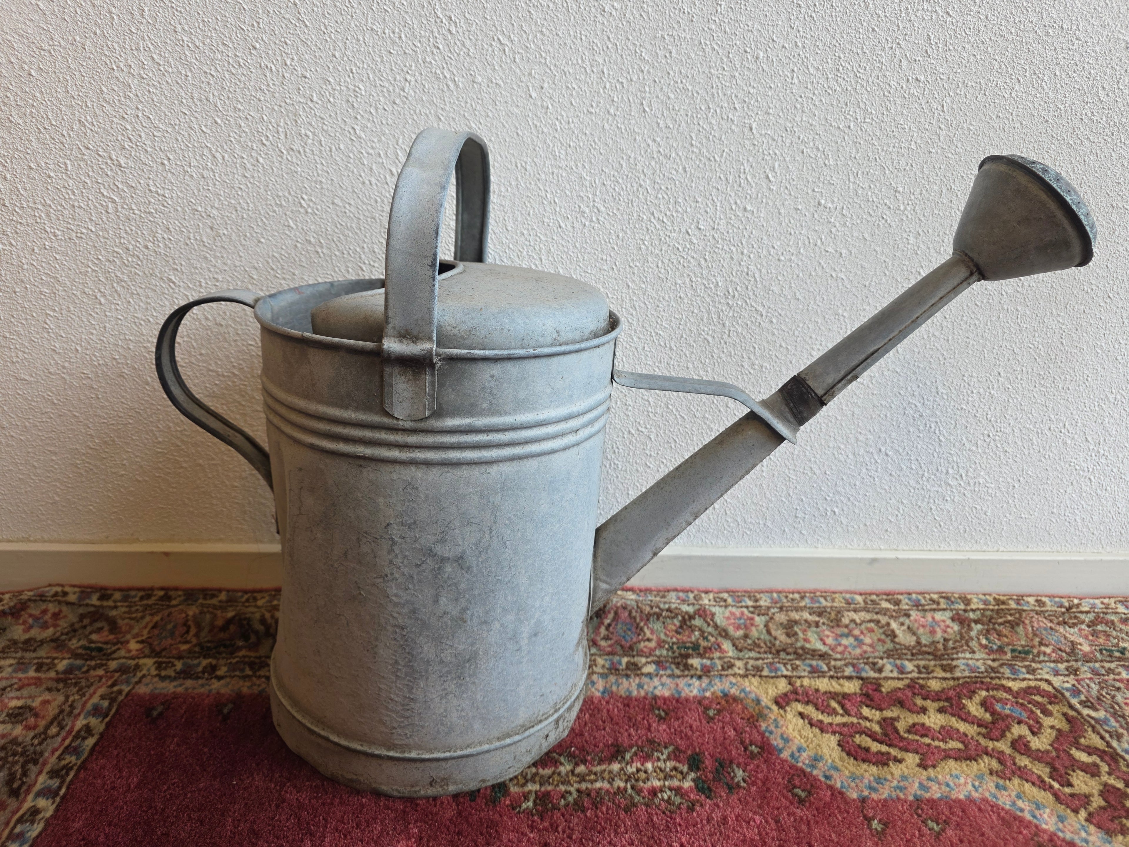 Vintage zinken gieter 12,5 liter