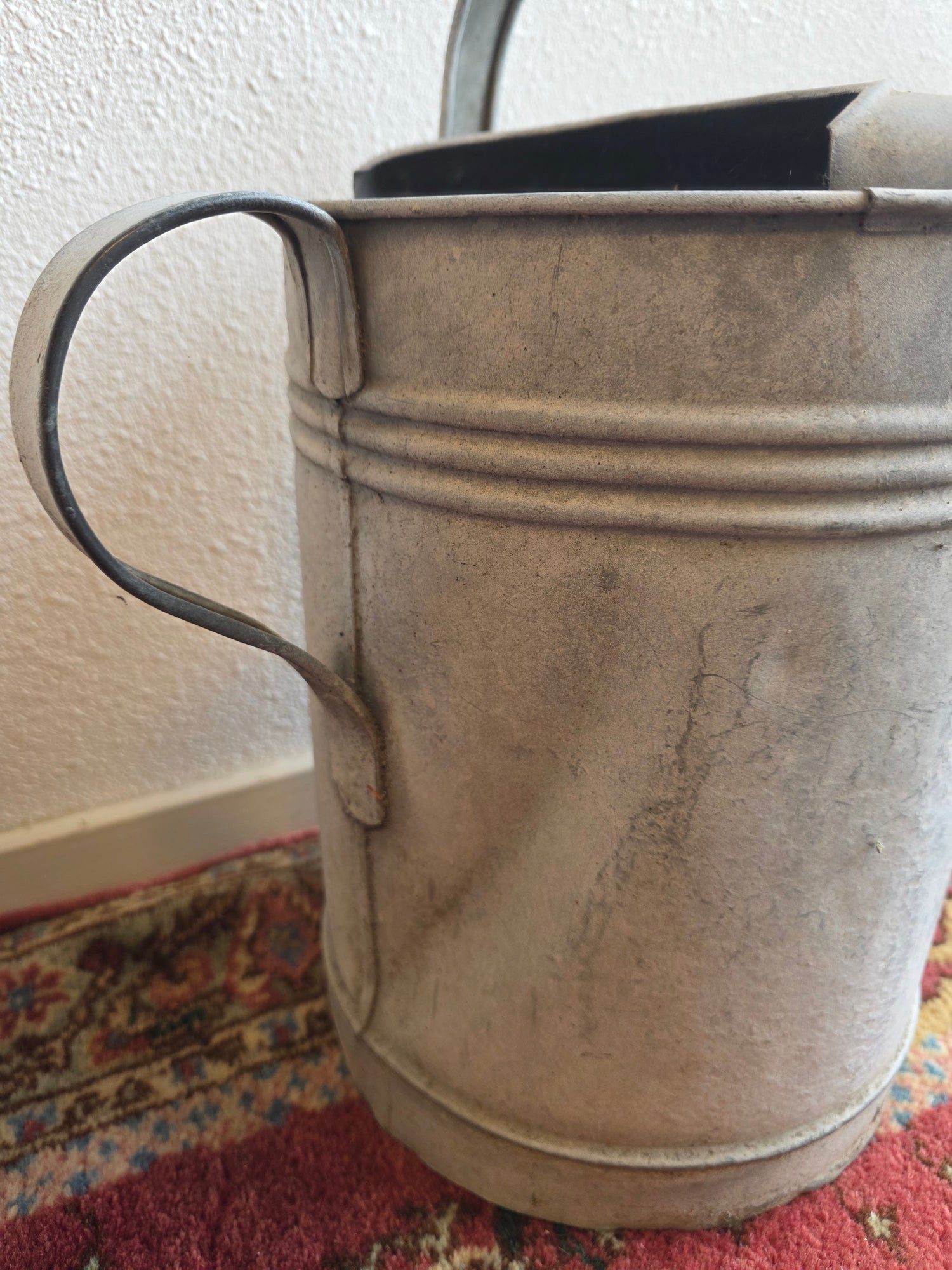Vintage zinken gieter 12,5 liter