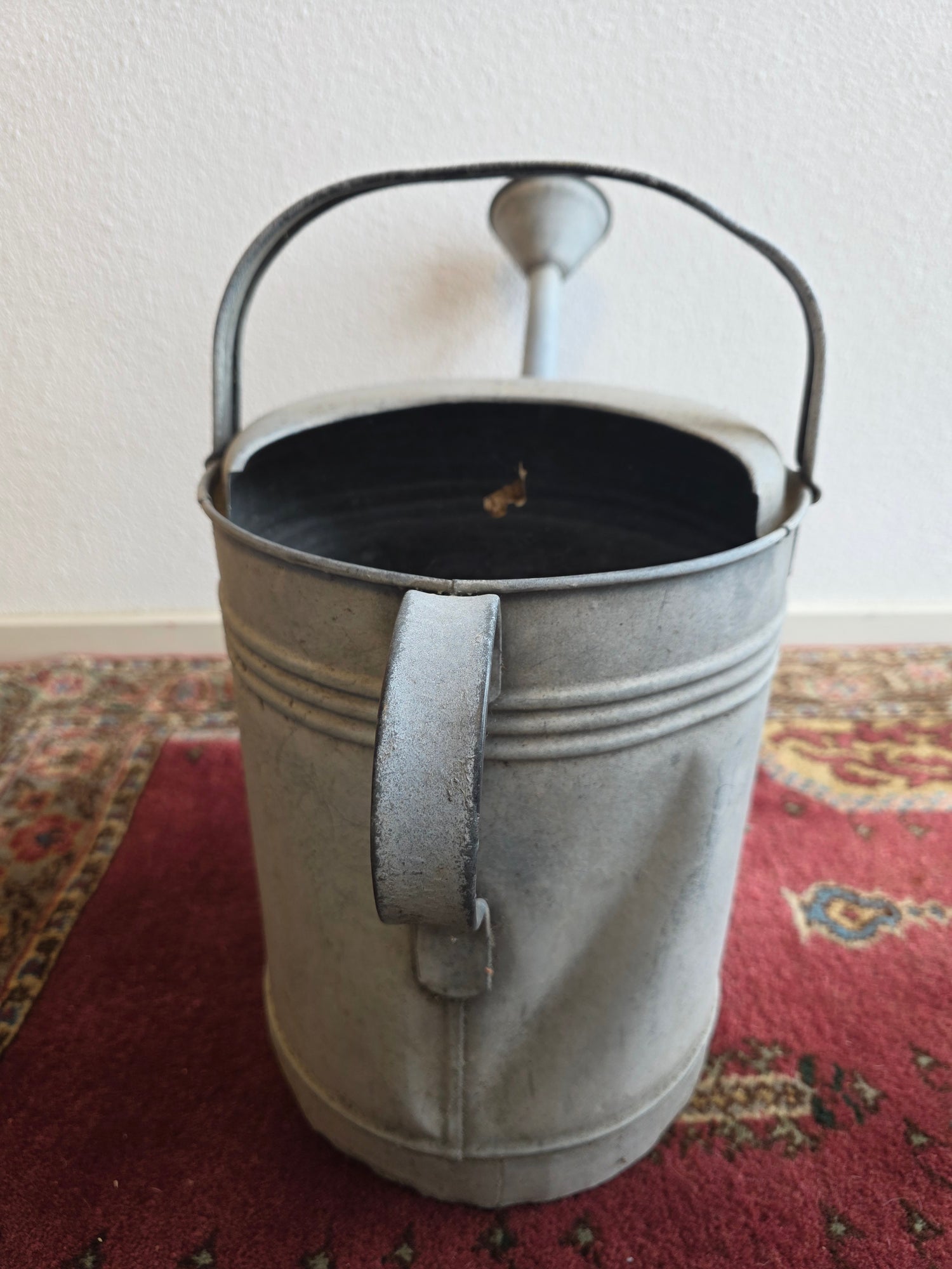 Vintage zinken gieter 12,5 liter