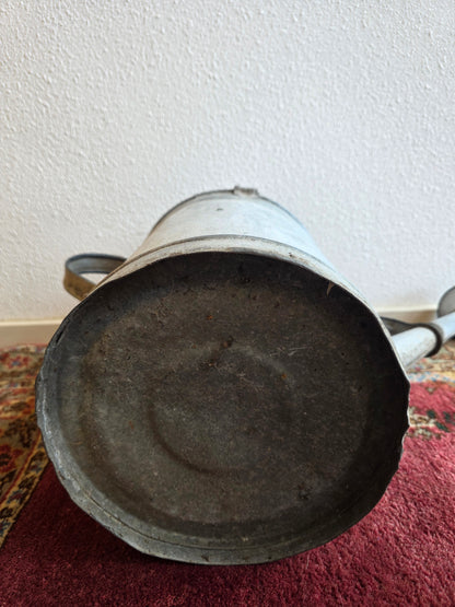Vintage zinken gieter 12,5 liter