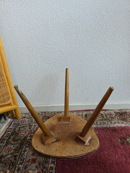 Vintage plantentafeltje formica 27 cm
