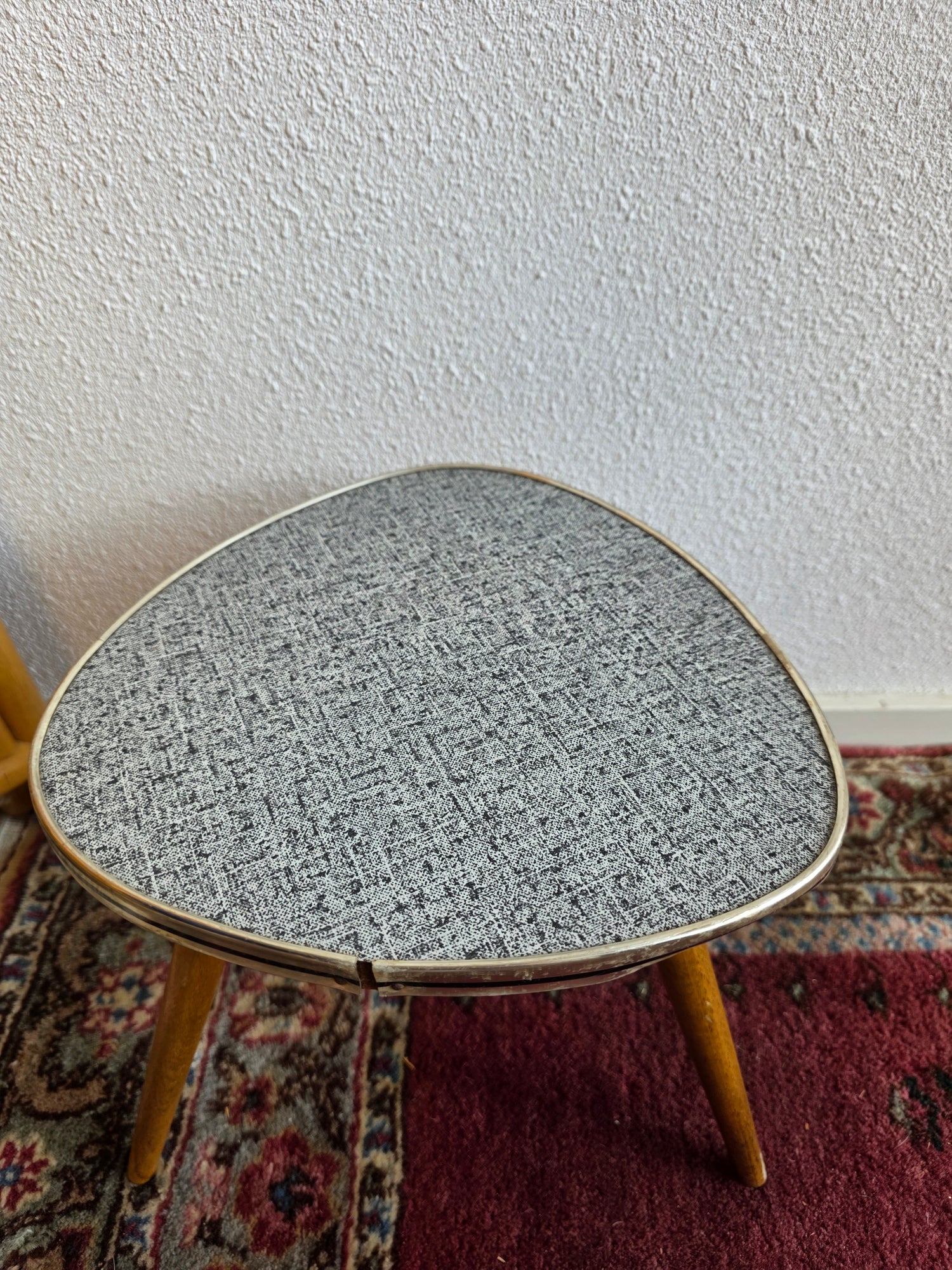 Vintage plantentafeltje formica 27 cm