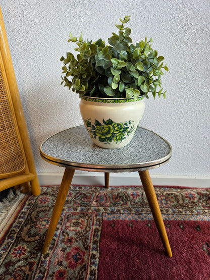 Vintage plantentafeltje formica 27 cm