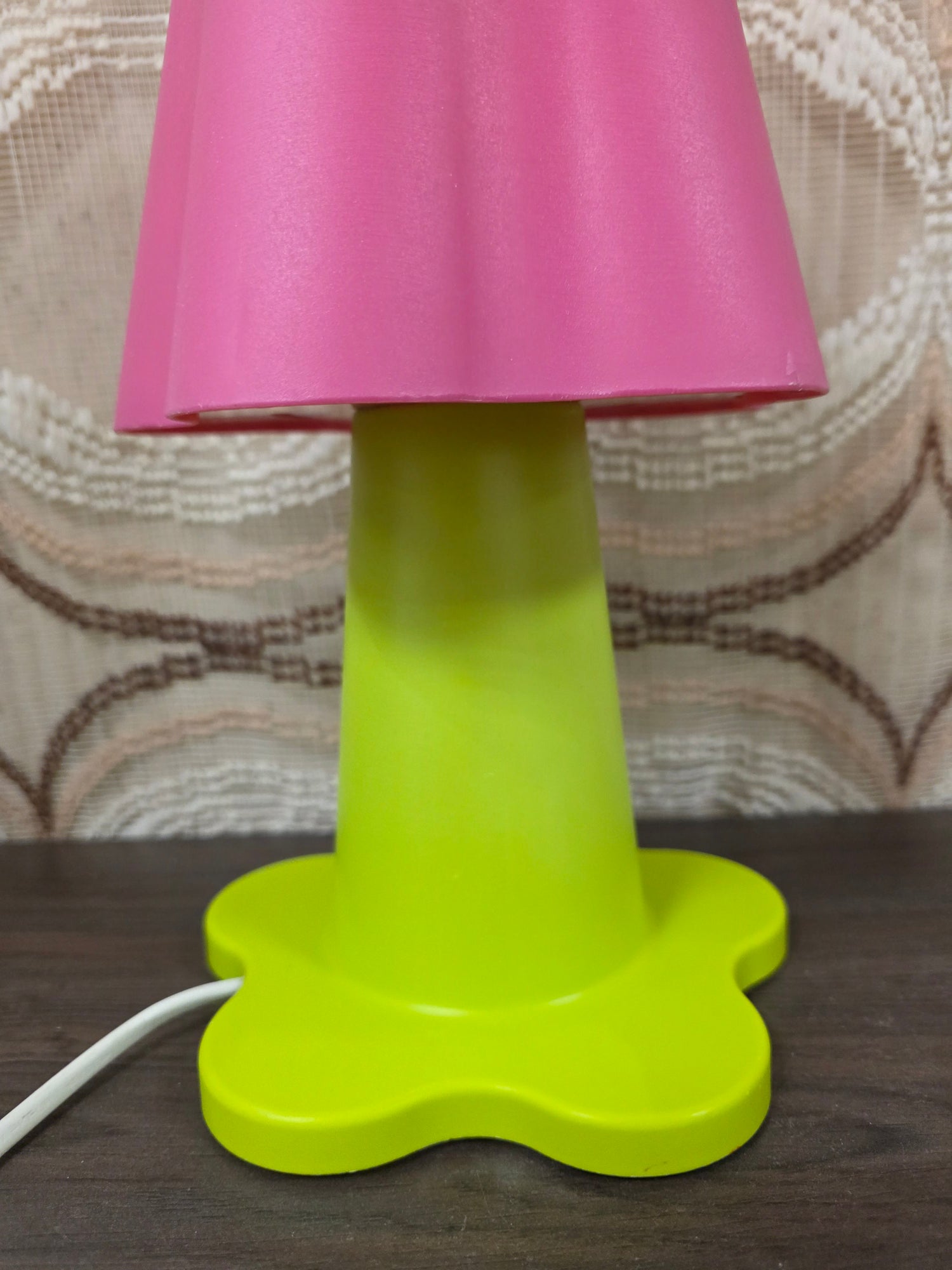 Vintage IKEA Mammut kinderkamerlamp fuchsia roze