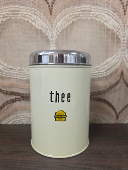 Vintage Brabantia voorraadbus Thee