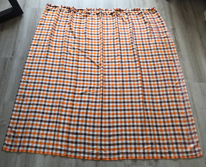 Vintage keukengordijnen jaren 70 geruit