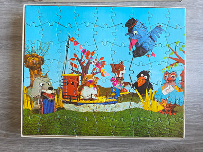 De Fabeltjeskrant puzzel met versierd bootje