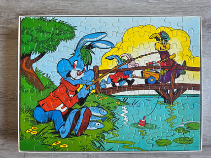 Bobo aan het vissen puzzel 1974 99 Stukjes
