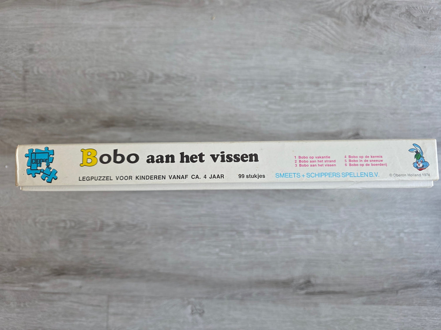 Bobo aan het vissen puzzel 1974 99 Stukjes
