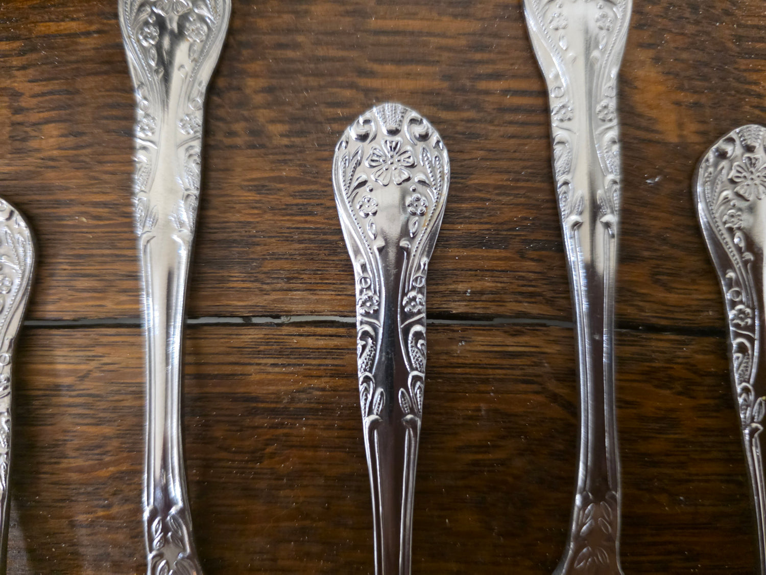 Clover vintage RVS schelp lepels