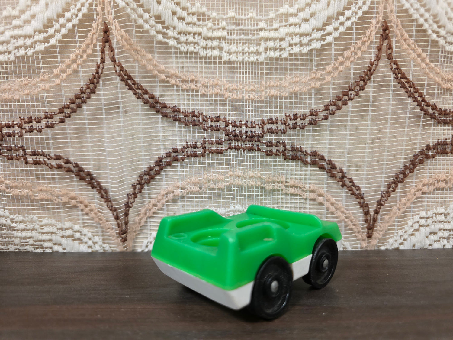 Fisher-Price auto groen wit