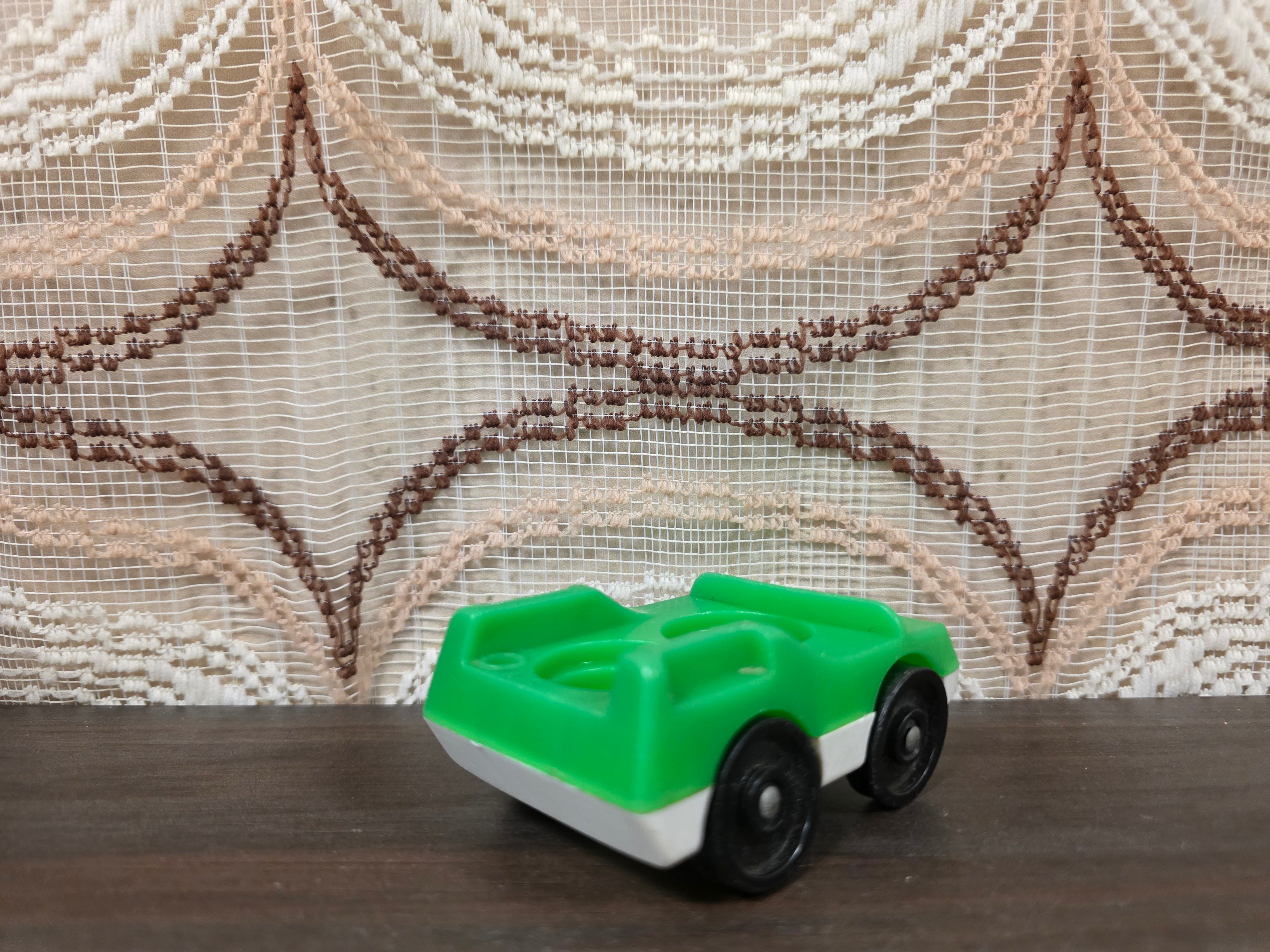 Fisher-Price auto groen wit