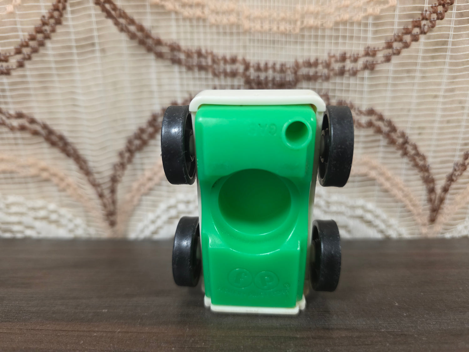 Fisher-Price auto groen wit
