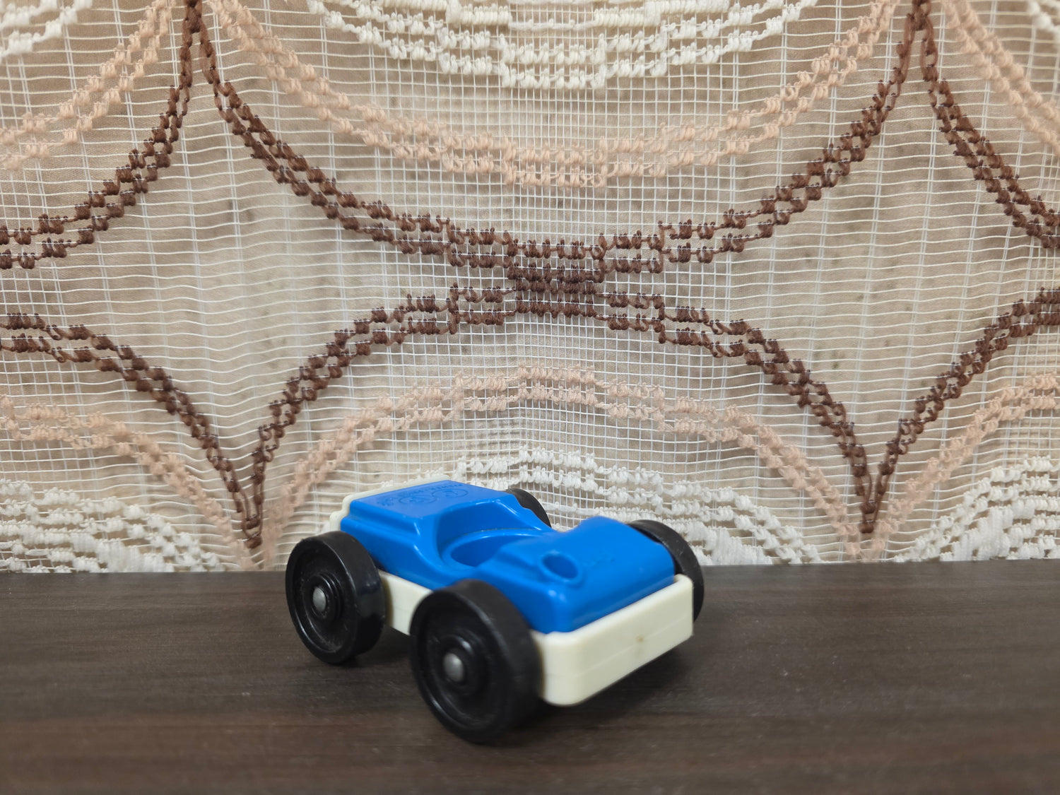 Fisher-Price auto blauw wit
