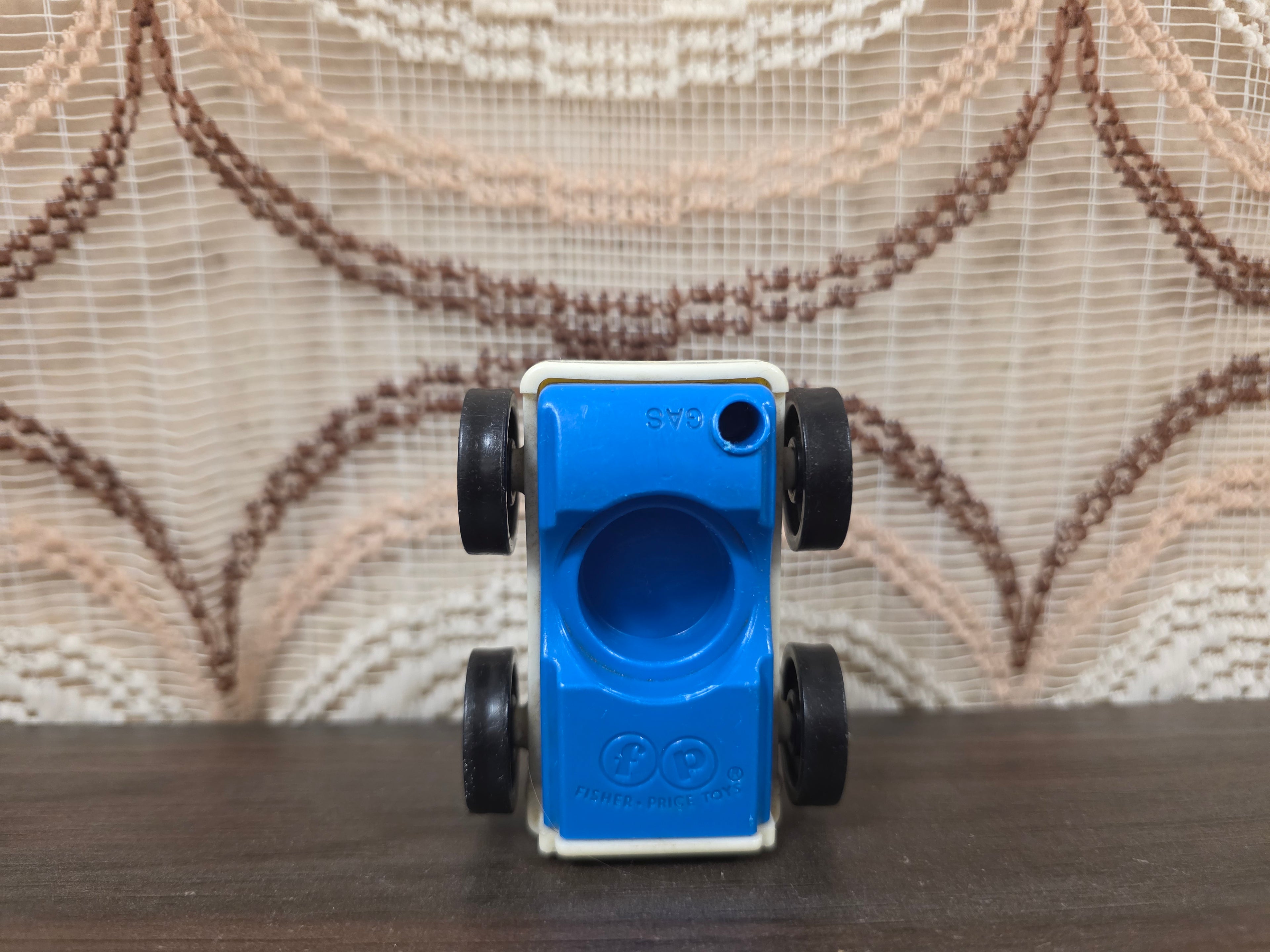 Fisher-Price auto blauw wit